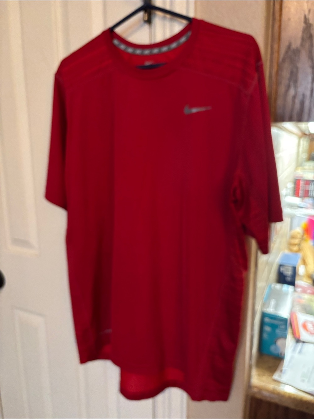 Nike Men’s Red Short-Sleeve Athletic Tee